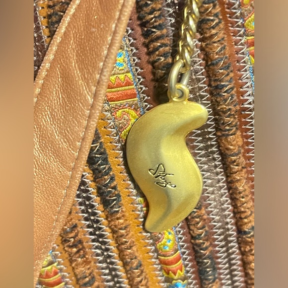 Vintage Sharif Purse Colorful Shoulder
Crossbody Bag Patchwork Made in USA - Picture 4 of 7